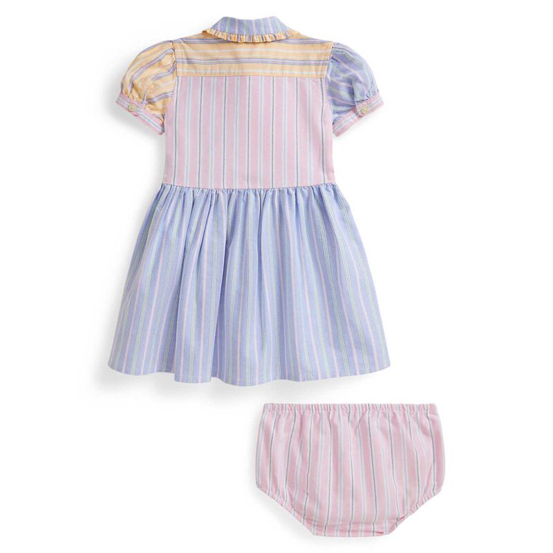 Polo Ralph Lauren Striped Cotton Shirtdress & Bloomer Set 9-24M image number 1